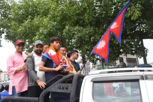 प्रशिक्षकलाई घोराहीमा सम्मान