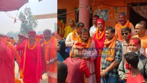 भव्य स्वागत