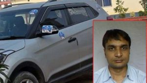 गाडीको ठक्करबाट