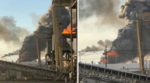 भीषण विस्फोट