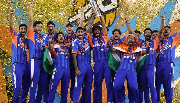 भारत तेस्रो पटक टी-२० विश्वकप च्याम्पियन, न्यूजिल्यान्ड ९६ रनले पराजित