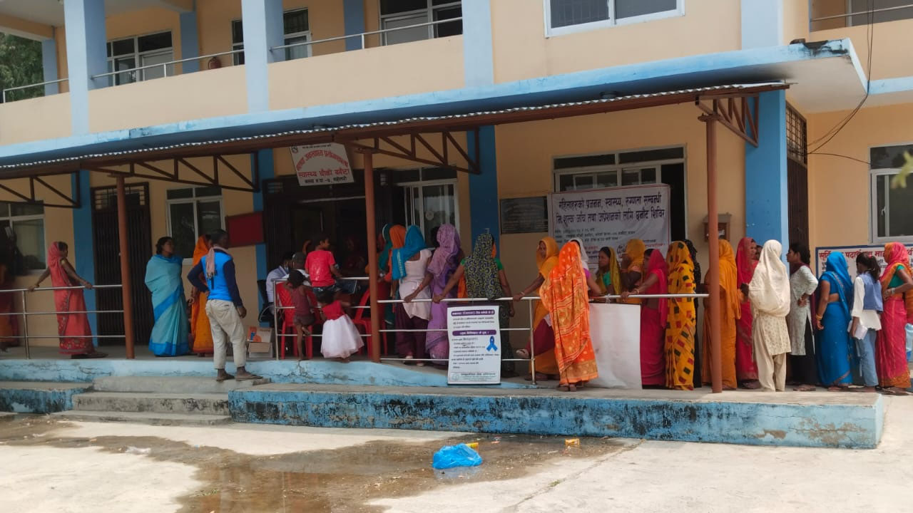 निःशुल्क स्वास्थ्य शिविरवाट ५६४ महिला लाभान्वित