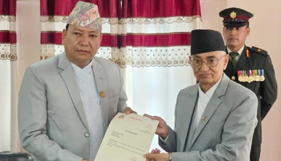 बागमतीको मुख्यमन्त्रीमा किरण थापा नियुक्त