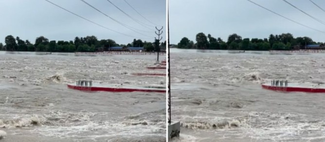 कोशी ब्यारेजमा रेड अलर्ट, ३१ वटा ढोका खोलियो