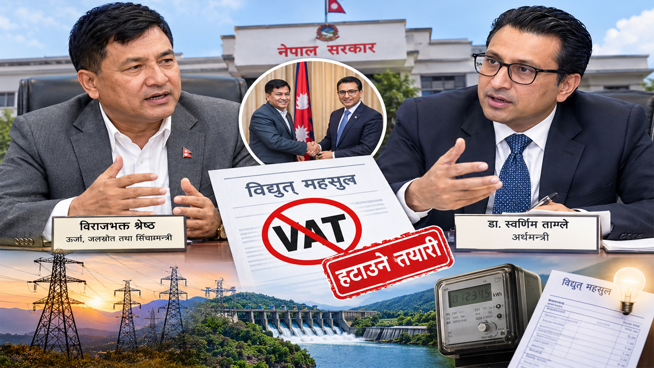 विद्युत् महसुलमा लाग्दै आएको भ्याट हटाउने तयारी