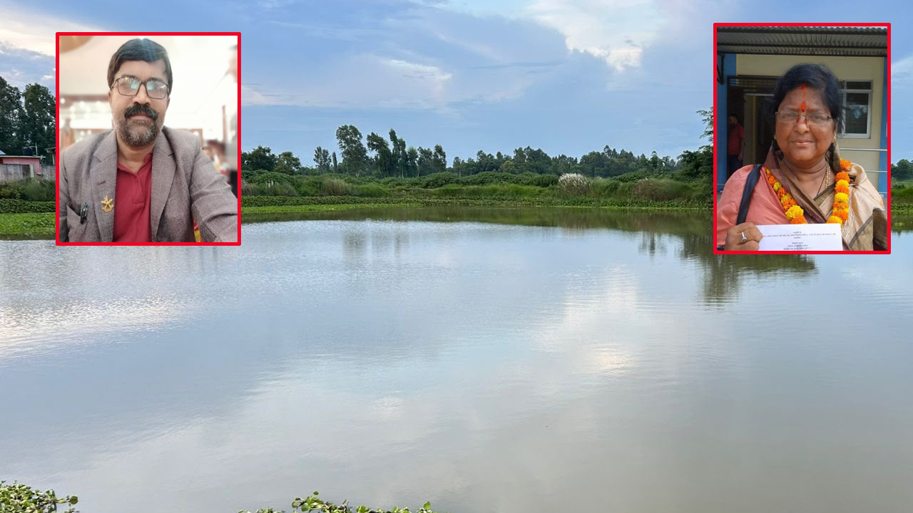 प्रदेश सभा सदस्य साह र अध्यक्ष पाण्डेको मिलिमतोमा कार्यकर्ता पाल्न पोखरी ठेक्का
